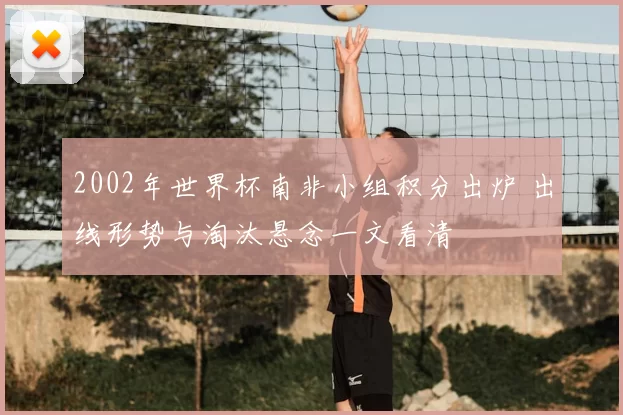 2002年世界杯南非小组积分出炉 出线形势与淘汰悬念一文看清